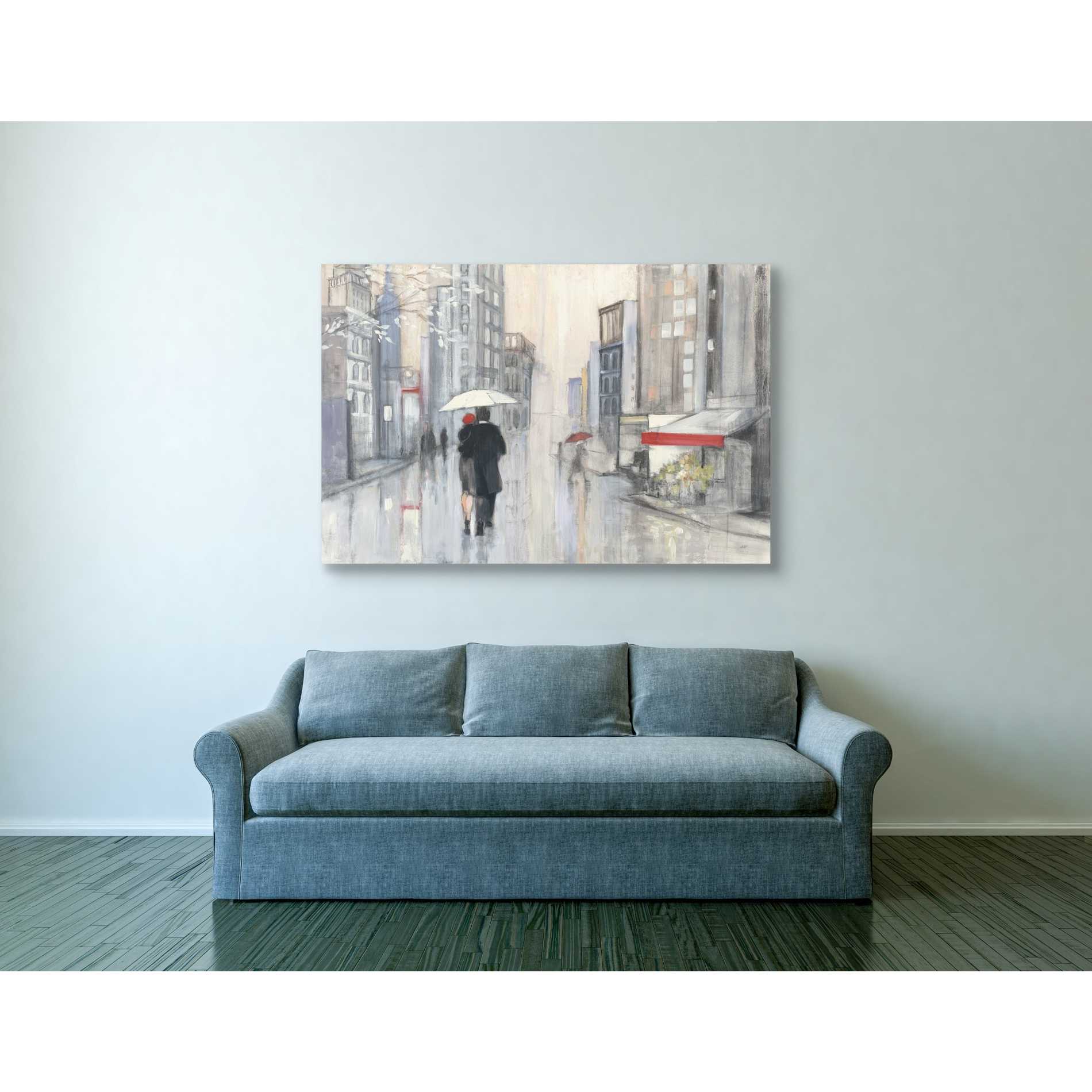 'Spring Rain New York' by Julia Purinton, Canvas Wall Art,40 x 60