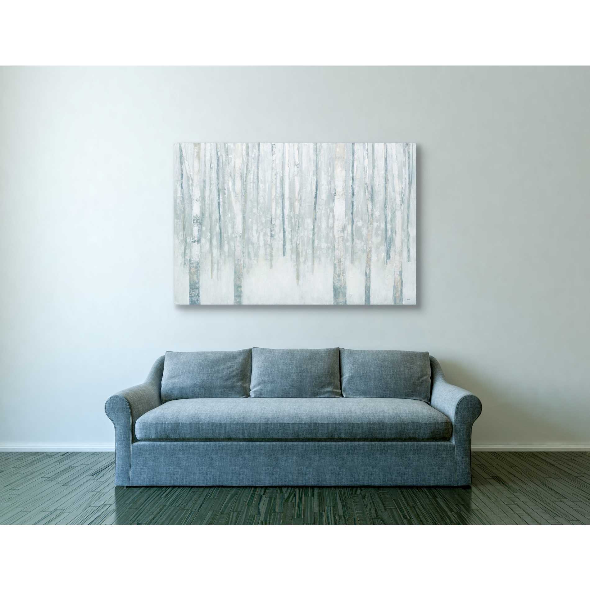 'Birches In Winter Blue' by Julia Purinton, Canvas Wall Art,40 x 60