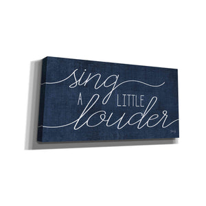 'Sing a Little Louder' by Marla Rae, Canvas Wall Art