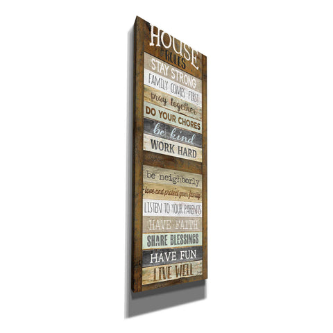 Image of 'House Rules' by Marla Rae, Canvas Wall Art