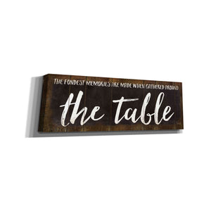 'The Table' by Marla Rae, Canvas Wall Art