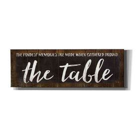 'The Table' by Marla Rae, Canvas Wall Art