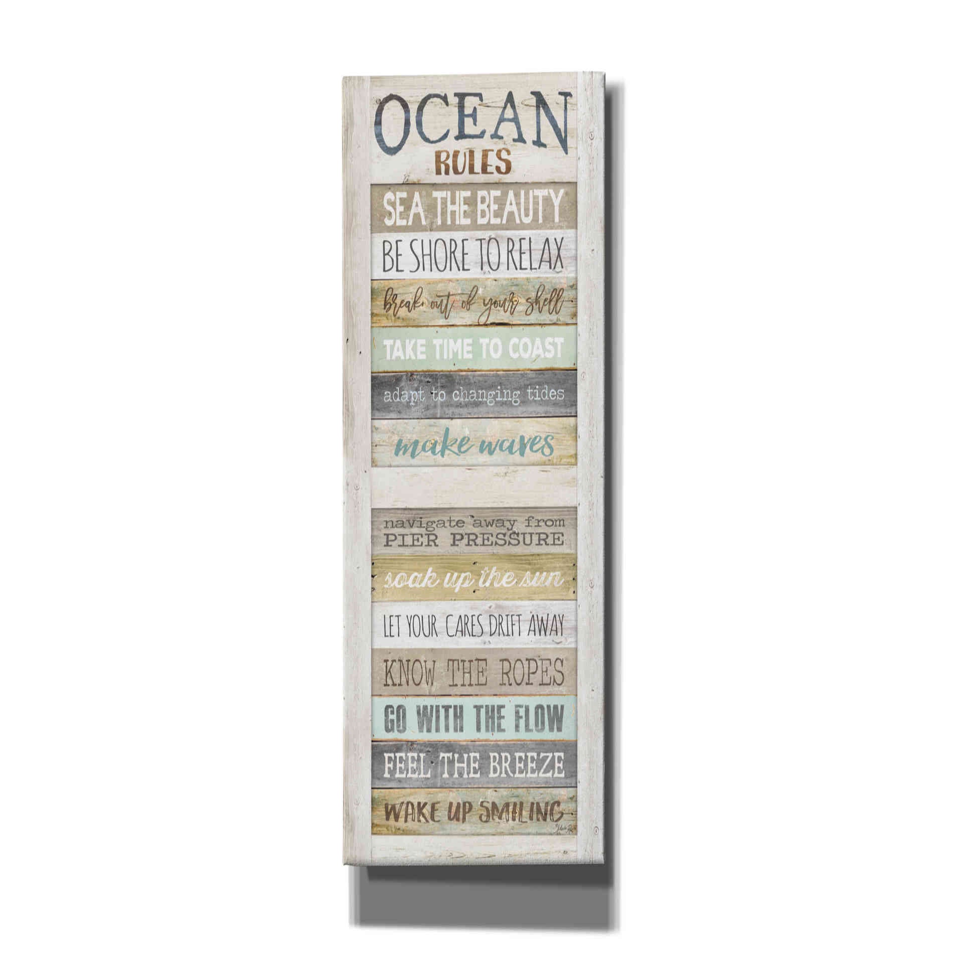 'Ocean Rules' by Marla Rae, Canvas Wall Art