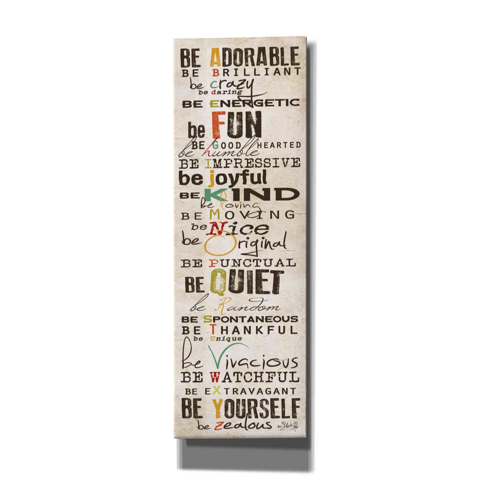 'The Way to Be' by Marla Rae, Canvas Wall Art