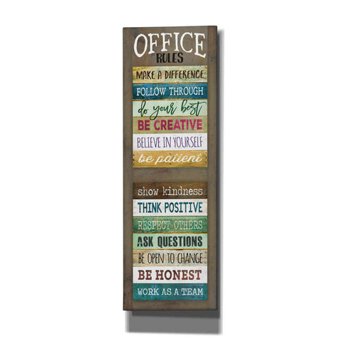 Image of 'Office Rules' by Marla Rae, Canvas Wall Art