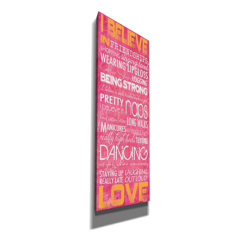 Image of 'I Believe in Love' by Marla Rae, Canvas Wall Art