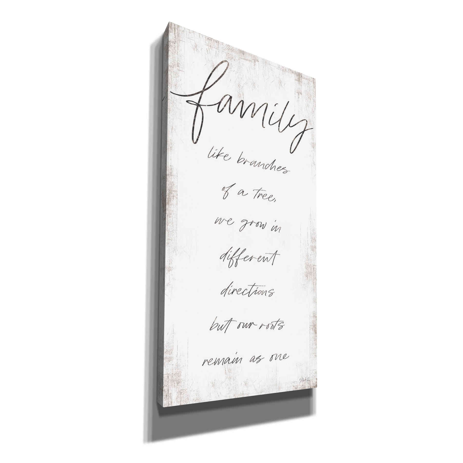 'Family - Like Branches of a Tree' by Marla Rae, Canvas Wall Art