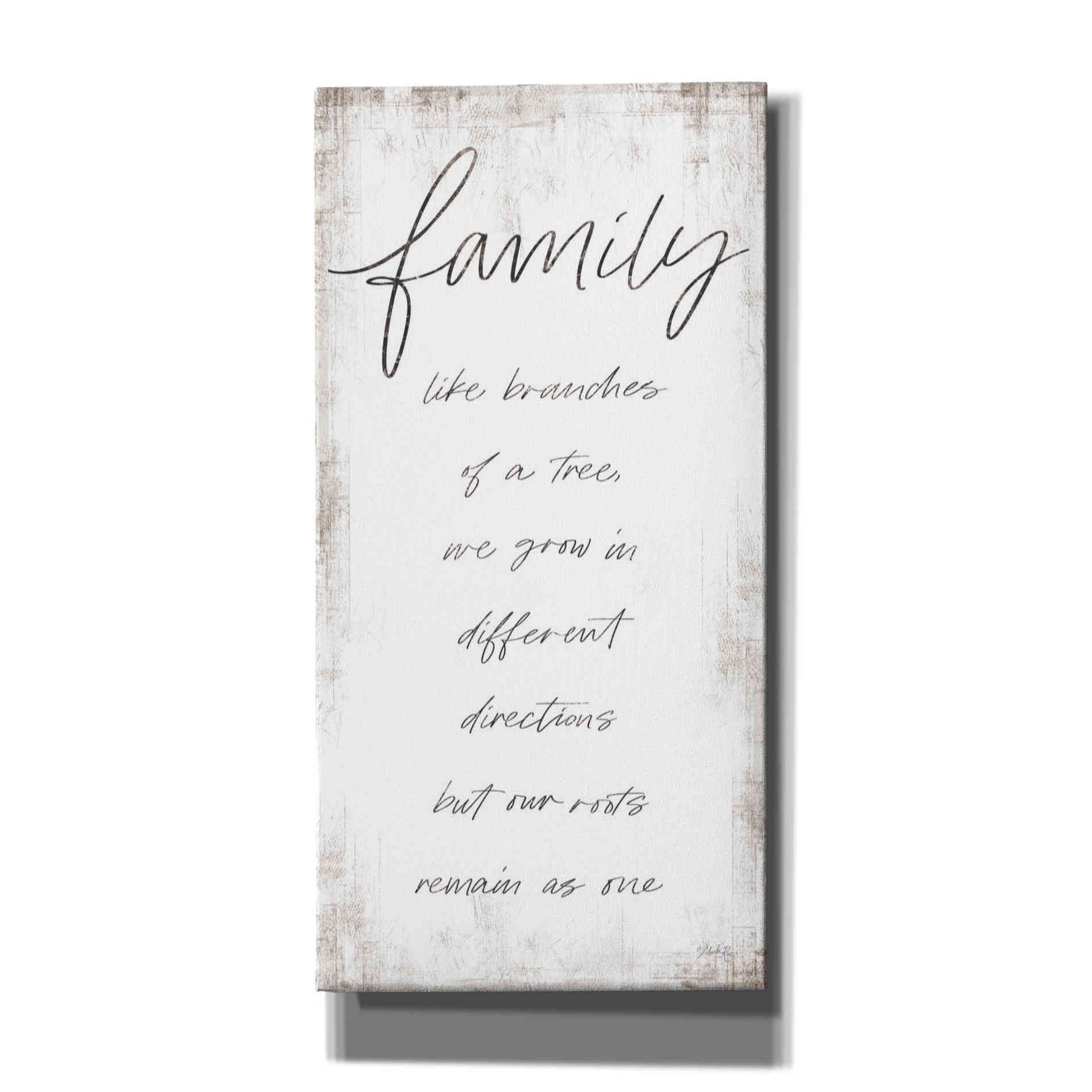 'Family - Like Branches of a Tree' by Marla Rae, Canvas Wall Art