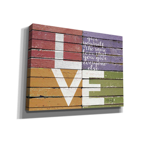 Image of 'Give Yourself the Same Love' by Marla Rae, Canvas Wall Art