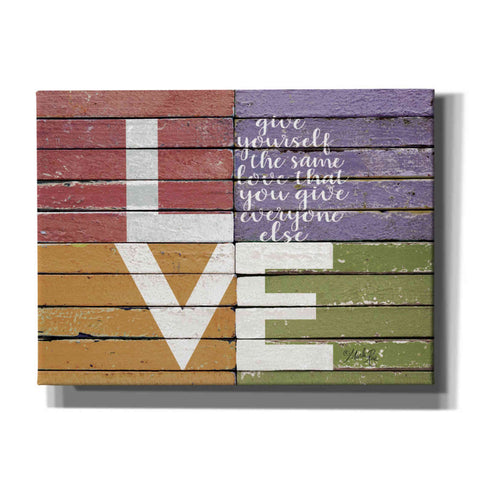 Image of 'Give Yourself the Same Love' by Marla Rae, Canvas Wall Art