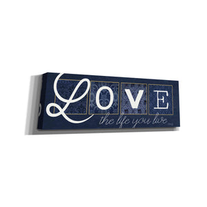 'Love the Life You Live' by Marla Rae, Canvas Wall Art