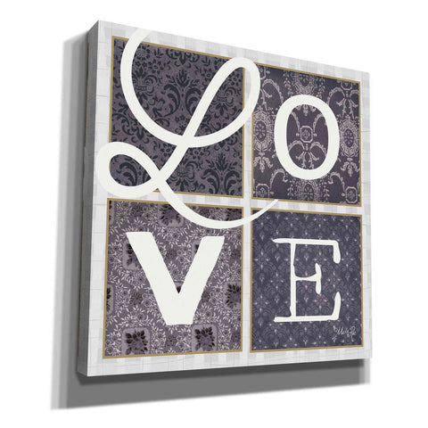 Image of 'LOVE Squared in Gray' by Marla Rae, Canvas Wall Art