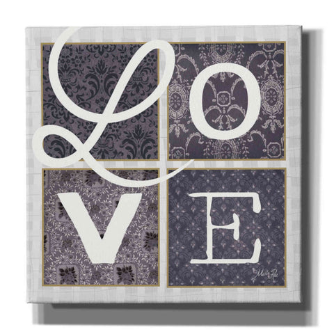 Image of 'LOVE Squared in Gray' by Marla Rae, Canvas Wall Art