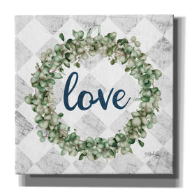 'Love Eucalyptus Wreath' by Marla Rae, Canvas Wall Art