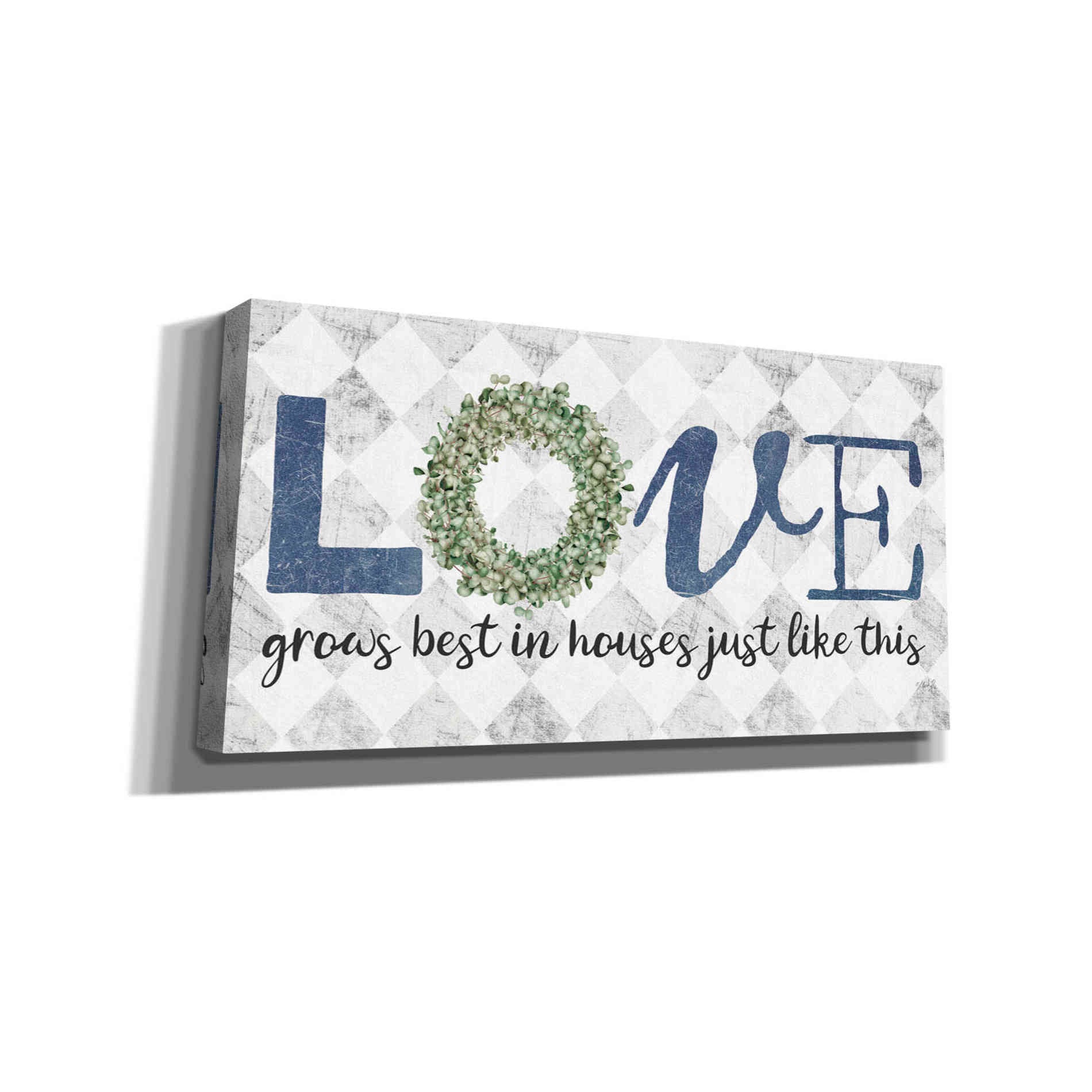 'Love Grows Best' by Marla Rae, Canvas Wall Art