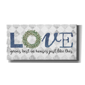 'Love Grows Best' by Marla Rae, Canvas Wall Art