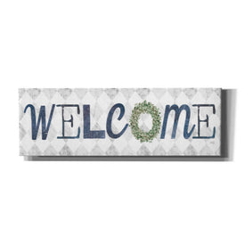 'Welcome with Eucalyptus Wreath I' by Marla Rae, Canvas Wall Art