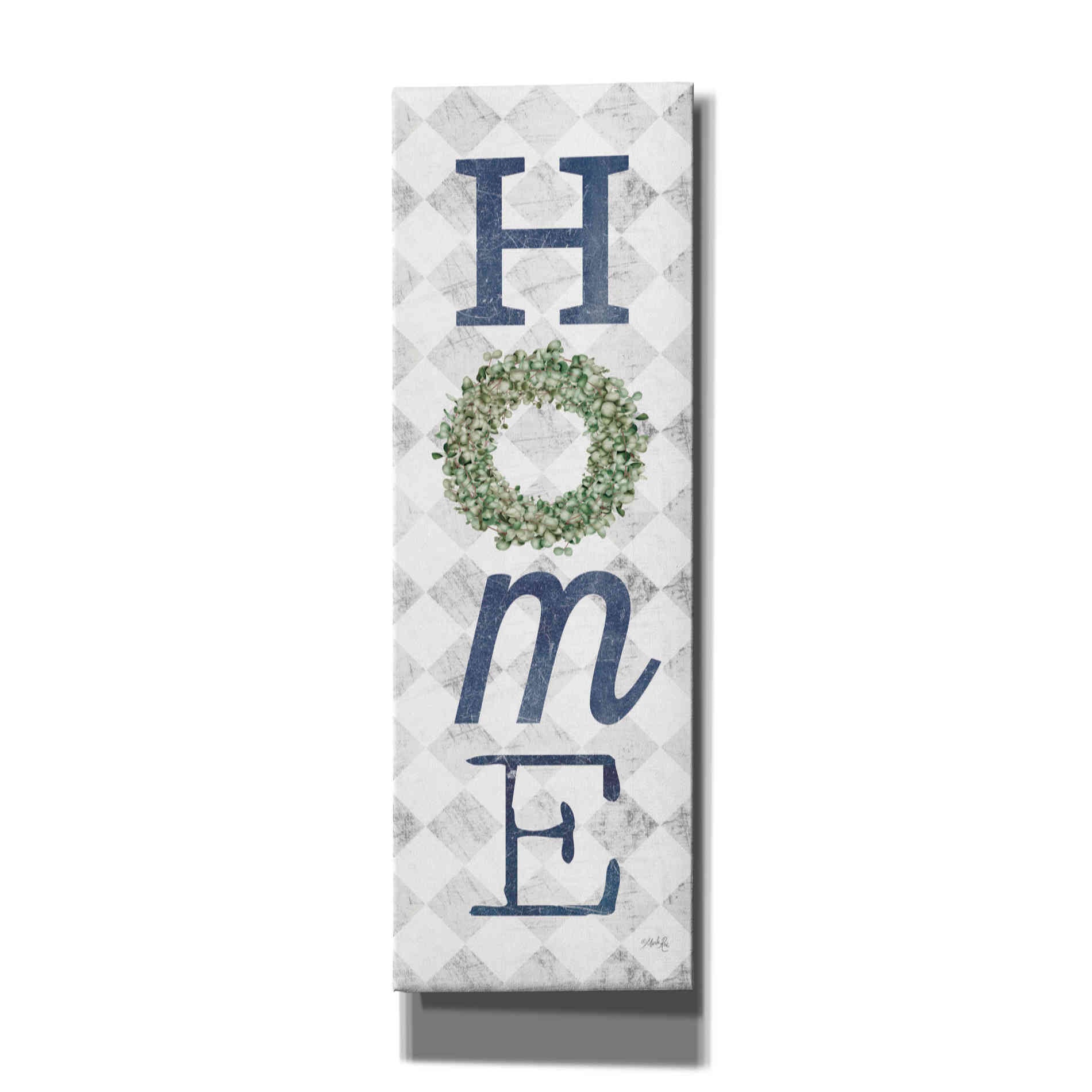 'Home with Eucalyptus Wreath II' by Marla Rae, Canvas Wall Art