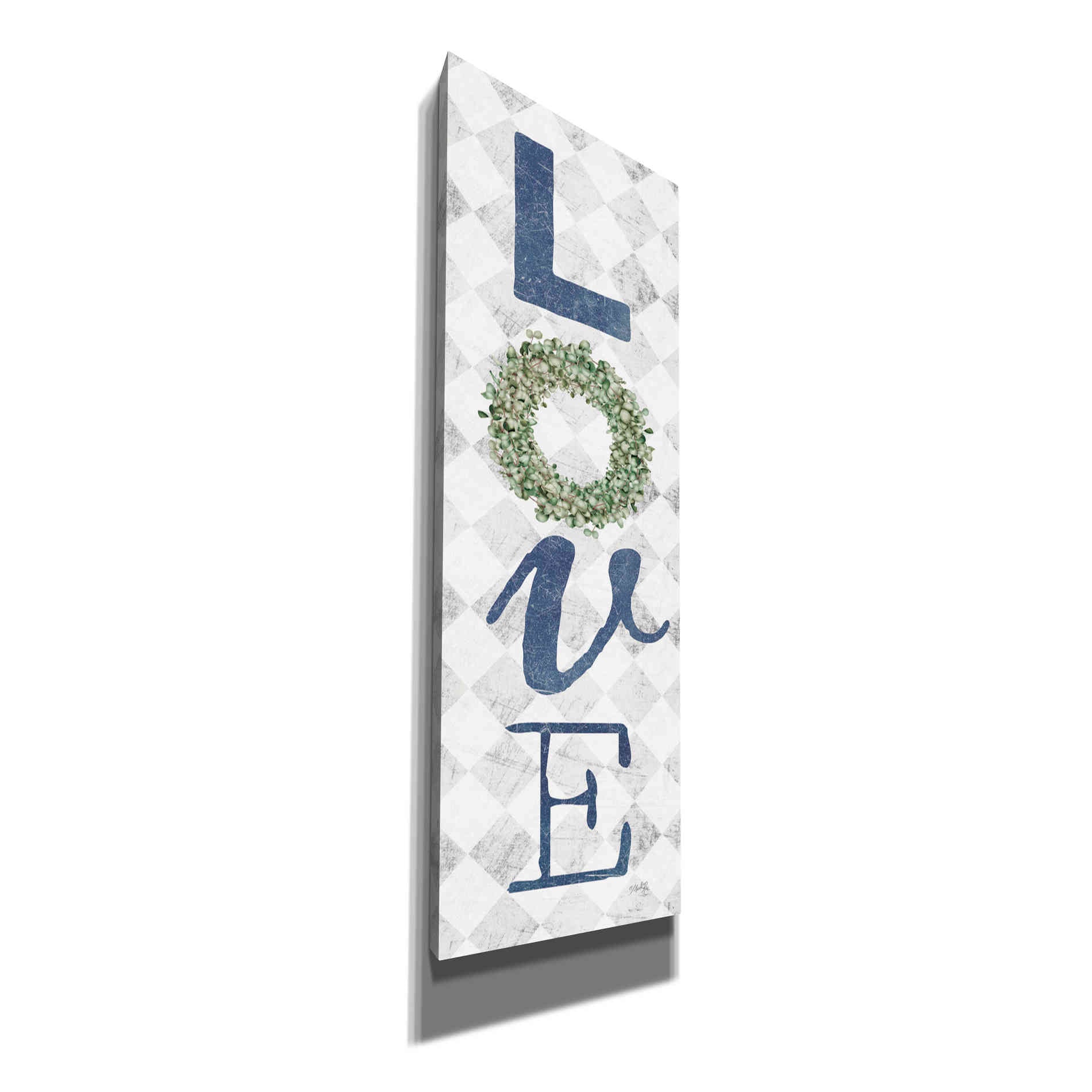 'Love with Eucalyptus Wreath II' by Marla Rae, Canvas Wall Art