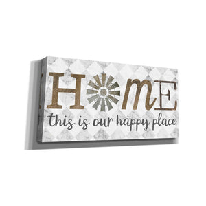 'Home - This is Our Happy Place' by Marla Rae, Canvas Wall Art