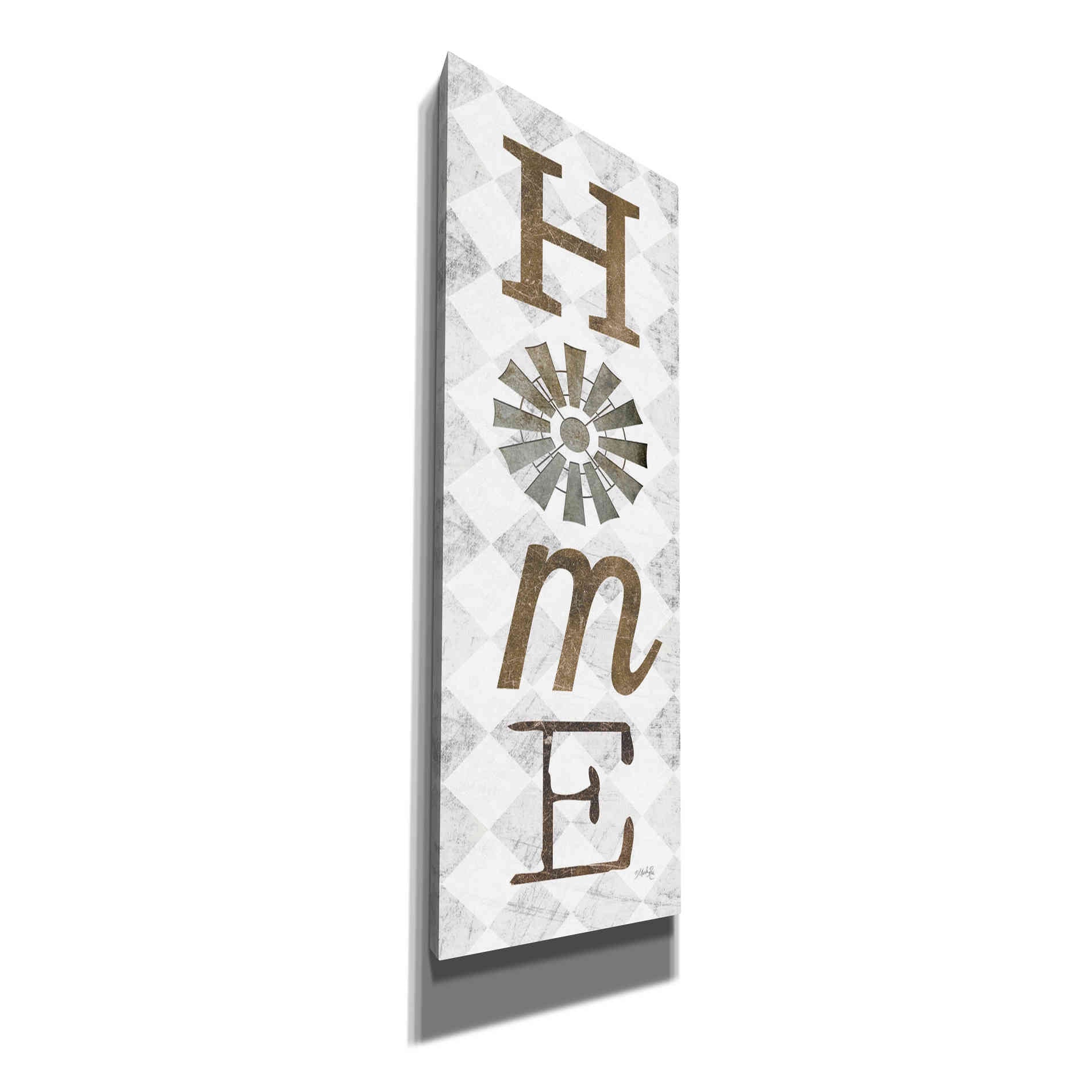 'Home with Windmill II' by Marla Rae, Canvas Wall Art