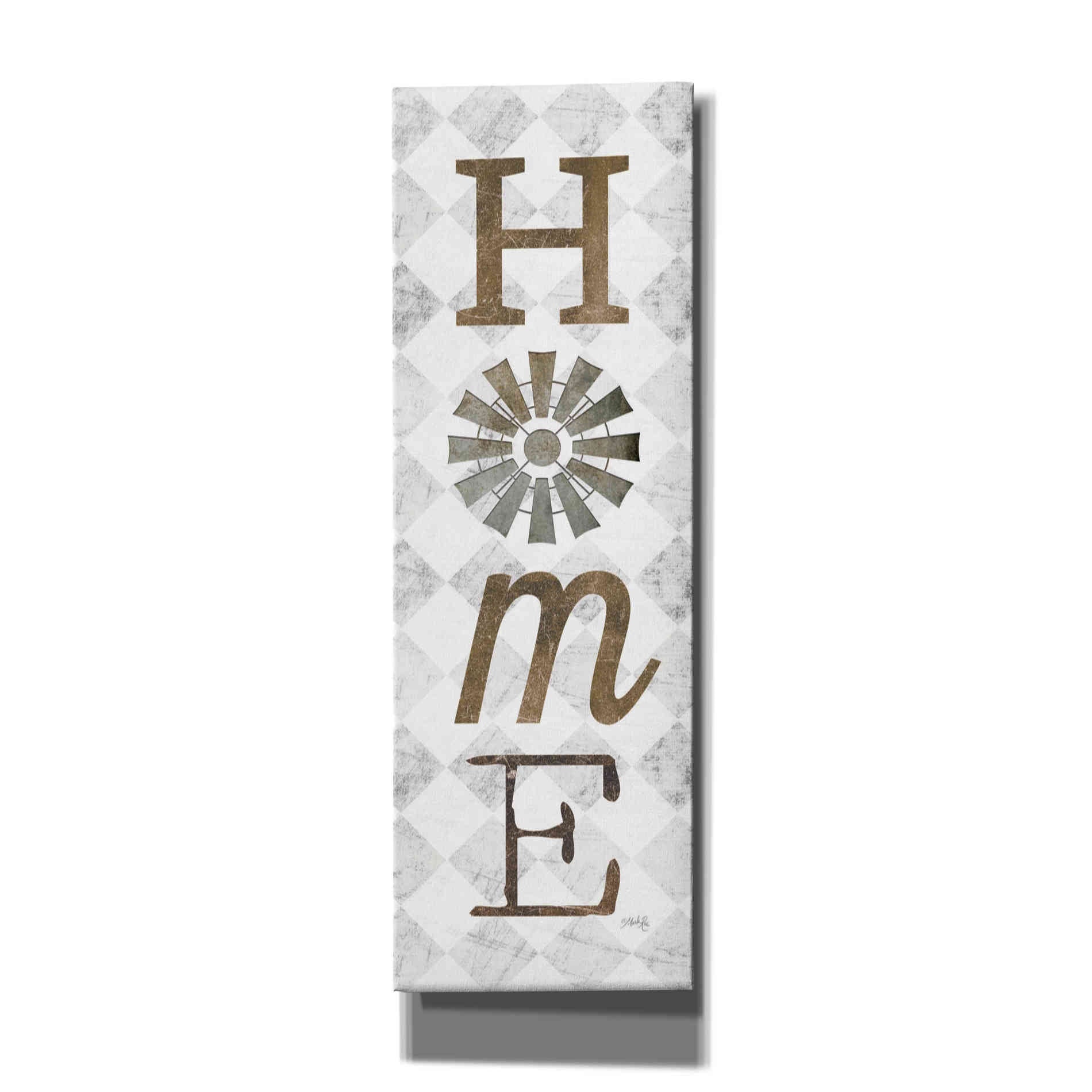 'Home with Windmill II' by Marla Rae, Canvas Wall Art