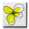 'Yellow Petals One' by Jan Weiss, Canvas Wall Art