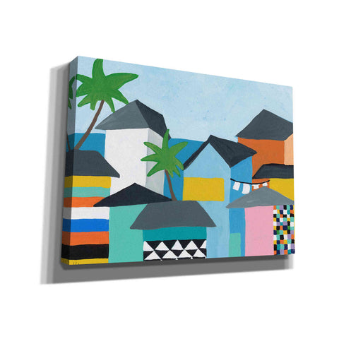 Image of 'Beachfront Property 3' by Jan Weiss, Canvas Wall Art