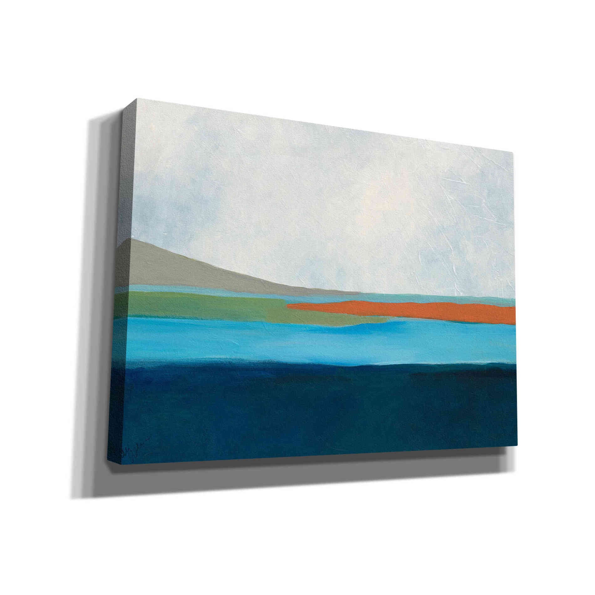 'Layered Earth 4' by Jan Weiss, Canvas Wall Art