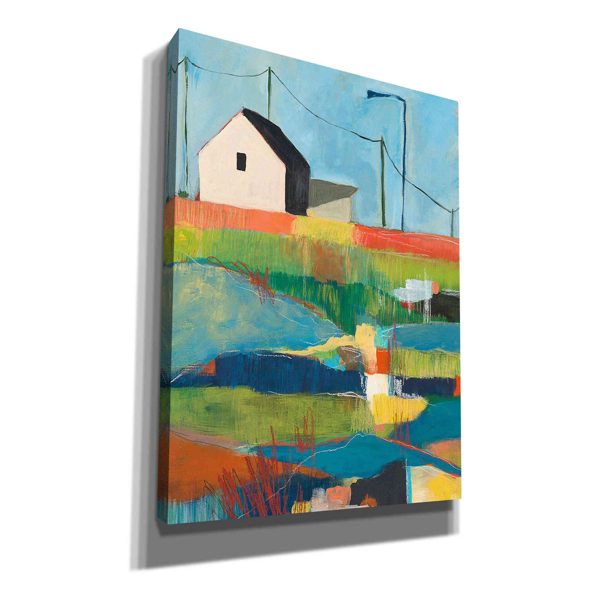 'Western Edge' by Jan Weiss, Canvas Wall Art