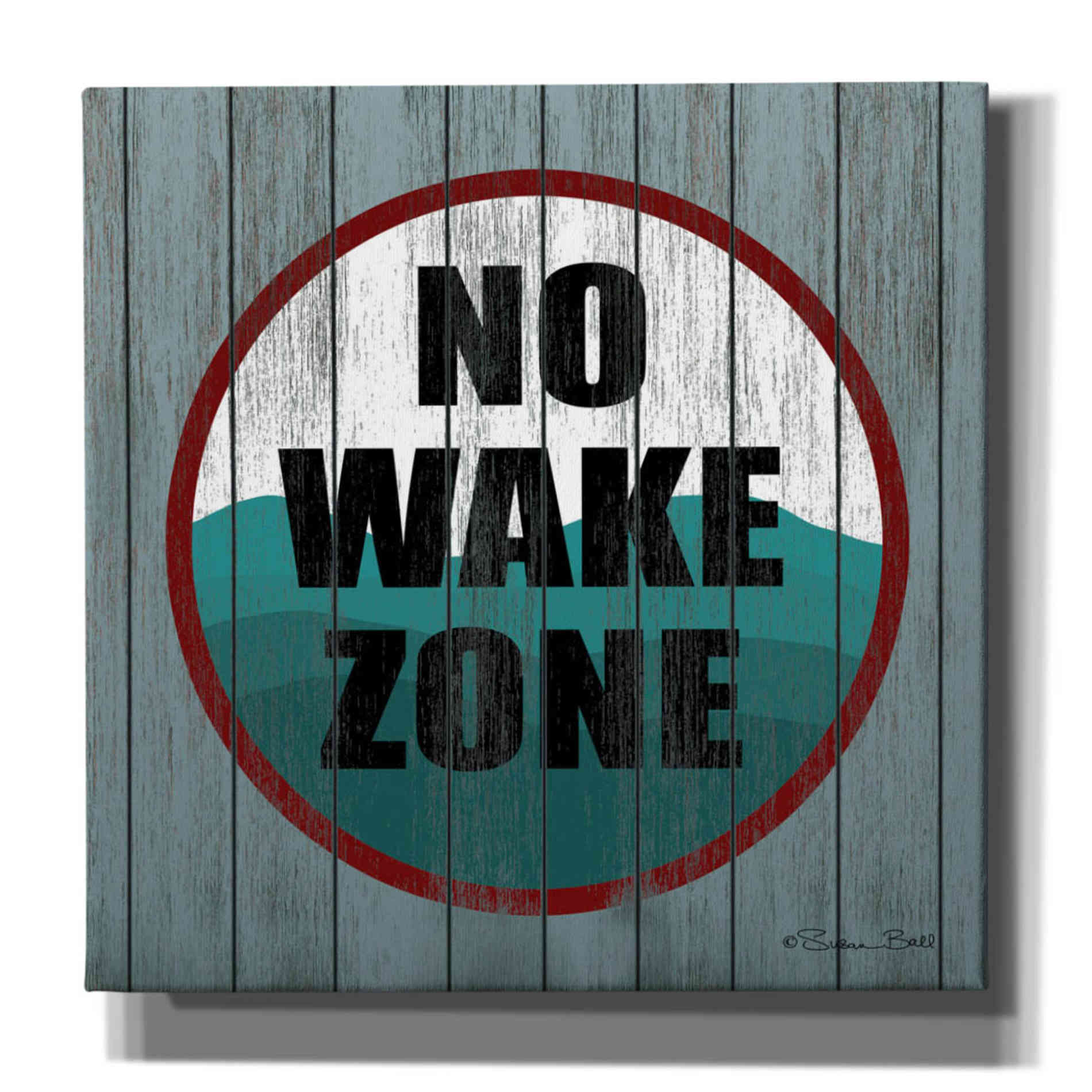 'No Wake Zone' by Susan Ball, Canvas Wall Art