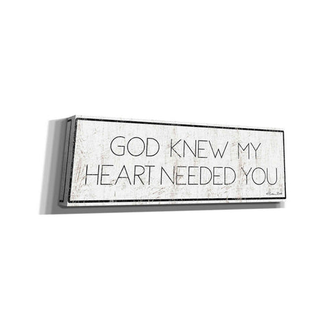 Image of 'God Knew My Heart Needed You' by Susan Ball, Canvas Wall Art