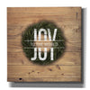 'Joy to the World with Wreath' by Susan Ball, Canvas Wall Art