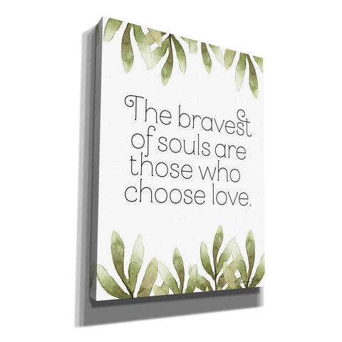 Image of 'Greenery Bravest of Souls' by Susan Ball, Canvas Wall Art