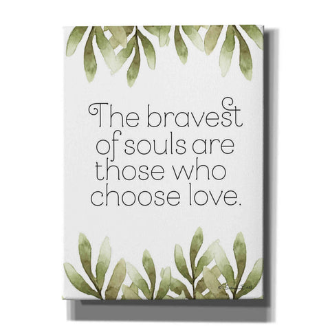 Image of 'Greenery Bravest of Souls' by Susan Ball, Canvas Wall Art