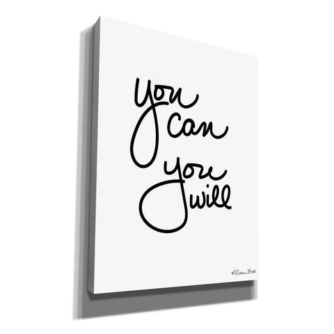 Image of 'You Can You Will' by Susan Ball, Canvas Wall Art