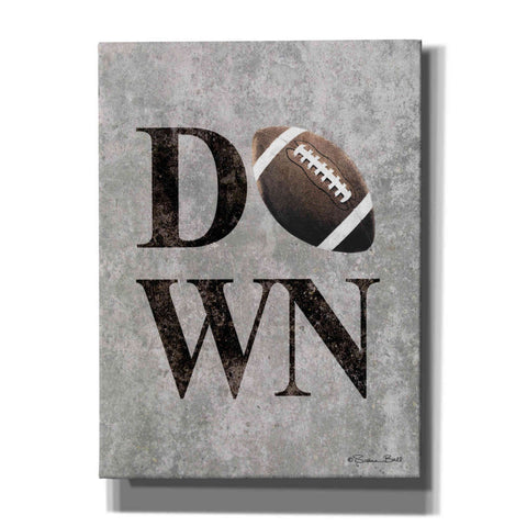 Image of 'Football DOWN' by Susan Ball, Canvas Wall Art