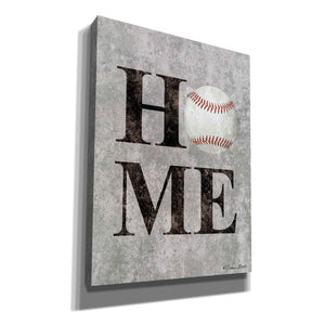 'Baseball HOME' by Susan Ball, Canvas Wall Art