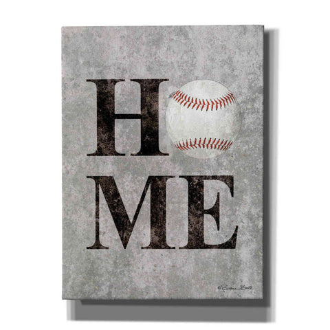 Image of 'Baseball HOME' by Susan Ball, Canvas Wall Art
