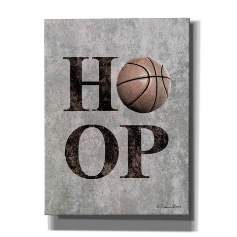 Image of 'Basketball HOOP' by Susan Ball, Canvas Wall Art