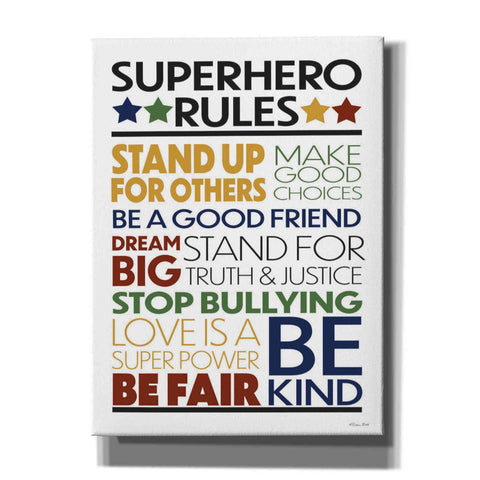 Image of 'Superhero Rules' by Susan Ball, Canvas Wall Art