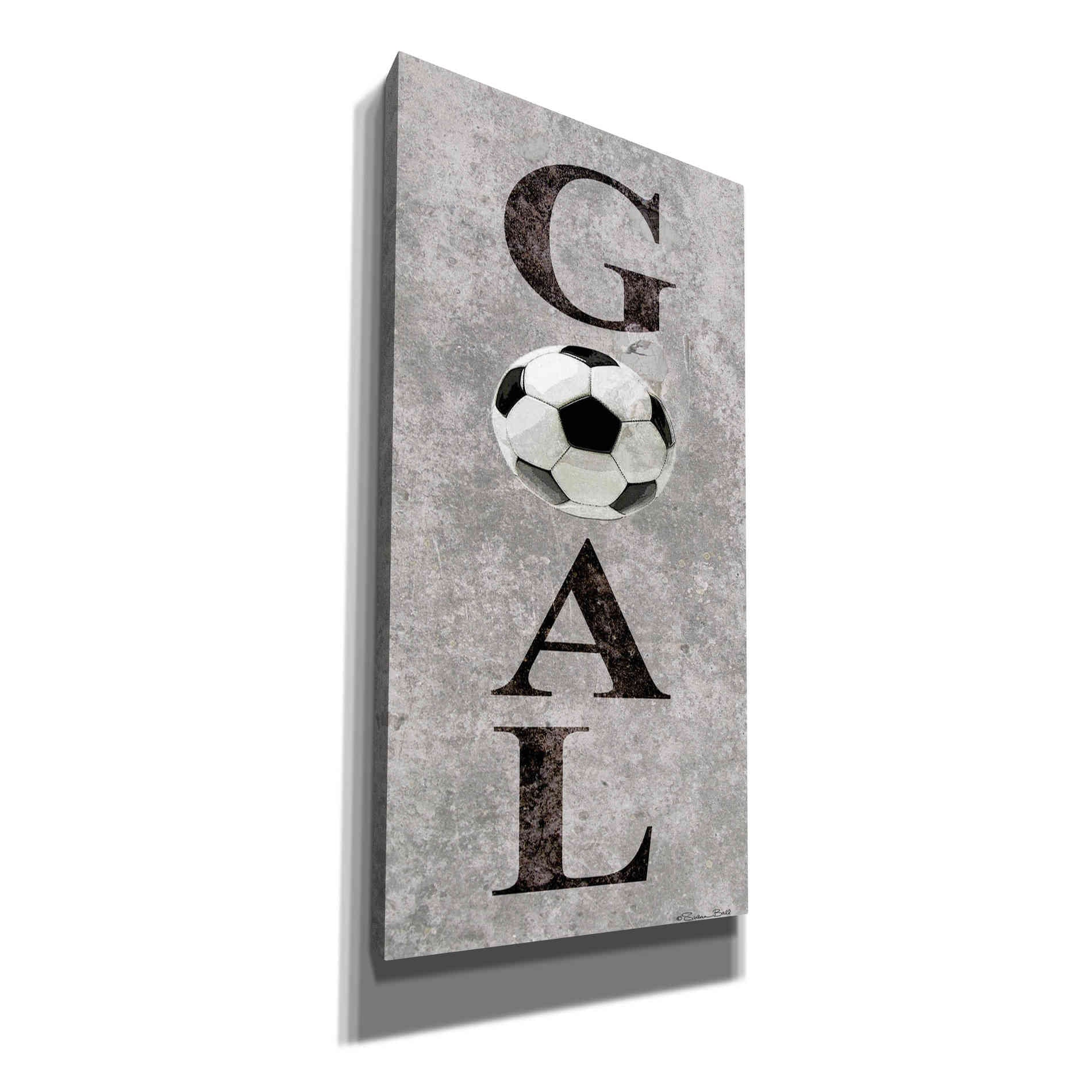 'Hockey Goal II' by Susan Ball, Canvas Wall Art