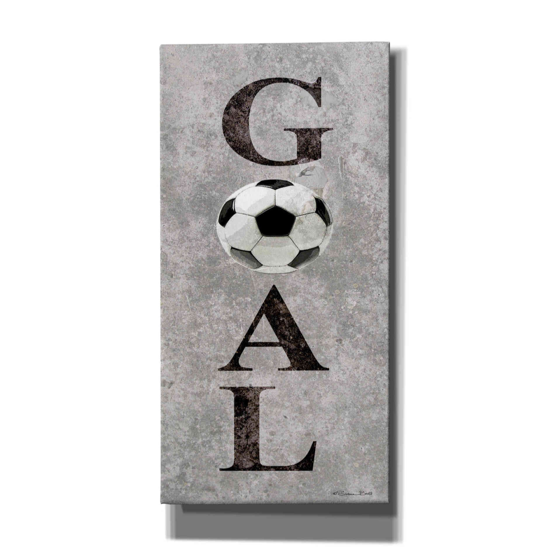 'Hockey Goal II' by Susan Ball, Canvas Wall Art