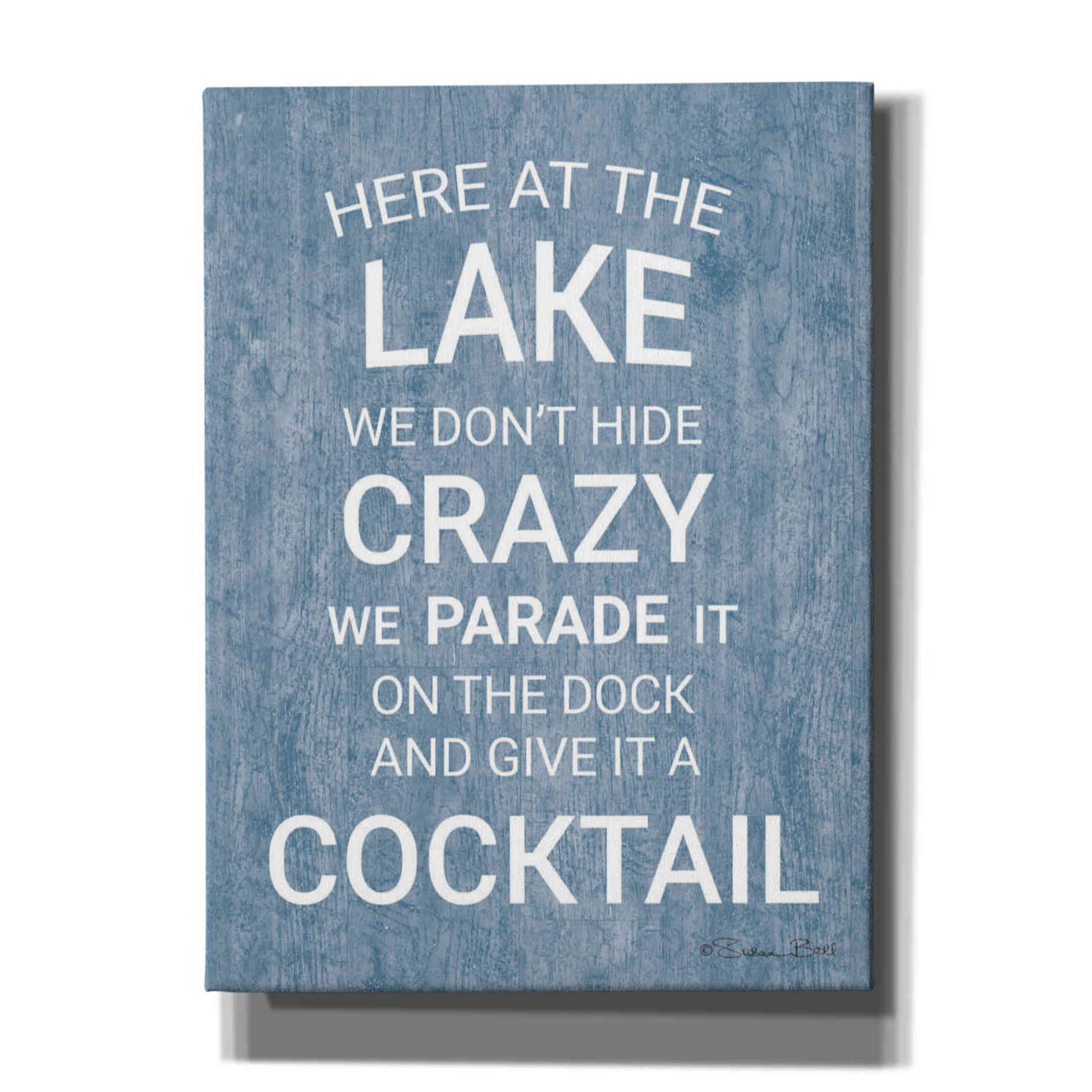 'At the Lake' by Susan Ball, Canvas Wall Art