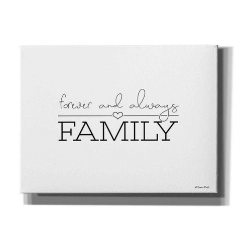 Image of 'Forever and Always Family' by Susan Ball, Canvas Wall Art