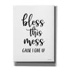 'Bless This Mess' by Susan Ball, Canvas Wall Art