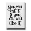 'Eat It and Like It' by Susan Ball, Canvas Wall Art