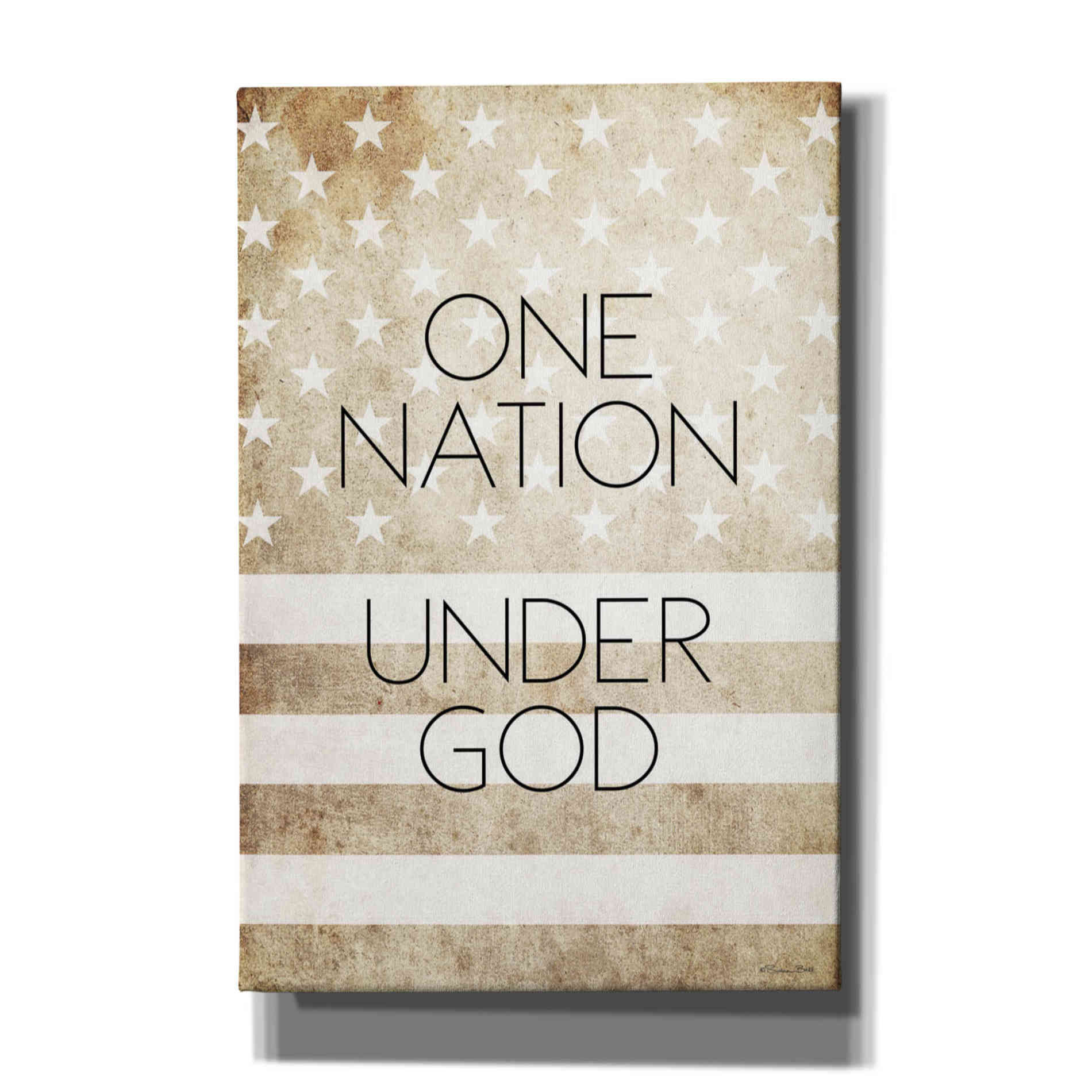 'One Nation Under God' by Susan Ball, Canvas Wall Art