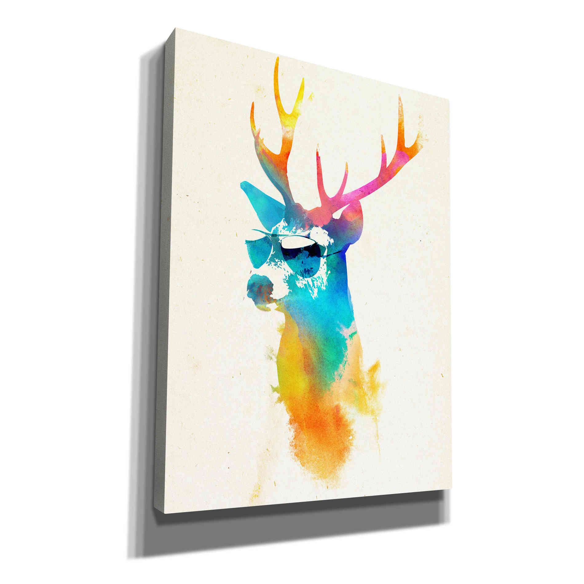 'Sunny Stag' by Robert Farkas, Canvas Wall Art