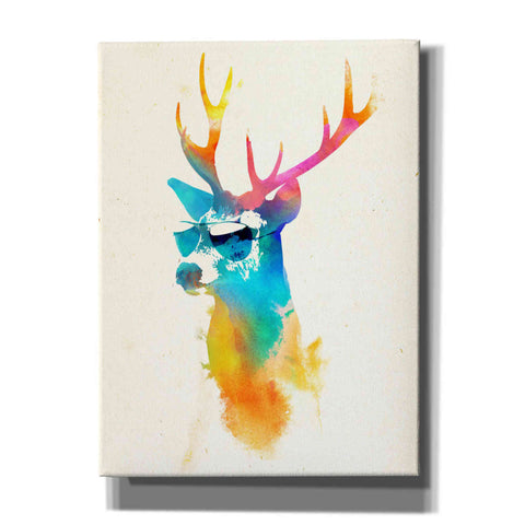 Image of 'Sunny Stag' by Robert Farkas, Canvas Wall Art